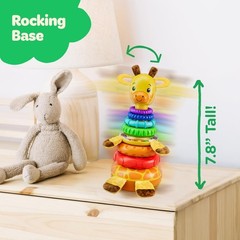 Move2Play, Stacking Toy, Includes 7 Unique Rings, Montessori Development, Bab…