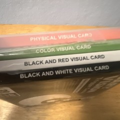 Black and White Visual Card Learning Toy Vision Stimulation 0-3 Months