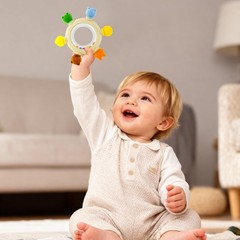 Baby Teething Toys for 0-6 6-12 Months, Silicone Teether, Freezer yellow