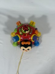 Vtech Crazy Legs Learning Bugs Ladybug Interactive Pull Toy Music Lights Up