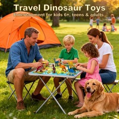 Magnetic Chess Game for Kids Ages 3-8, Silicone Dinosaur Sensory Magnet Games…