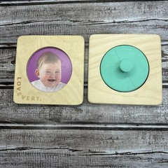 Lovevery First Puzzle from The Inspector Play Kit 7-8 mo Montessori Toy Plus
