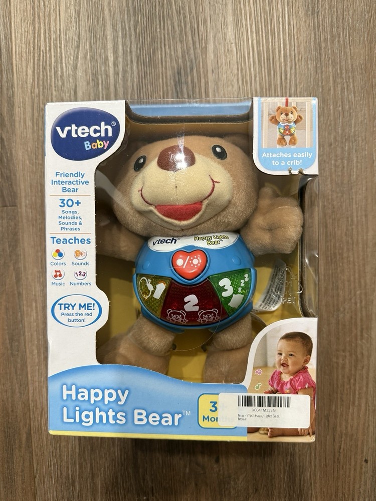 VTech Happy Lights Bear, Brown