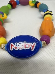 Nuby Bug- A- Loop Teether Multicolor Bee Butterfly Ladybug