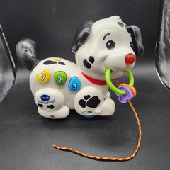 VTech Pull and Sing Puppy Dalmatian Infant Toy 6-36 Months Tested And Working