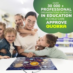 Educational Magnetic Puzzles for Kids 3-5: World, USA, Space