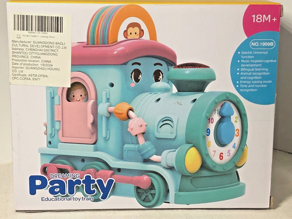 Multi Musical Train with Talking Flash Cards Crawling,Learning Motor Skills 18M+