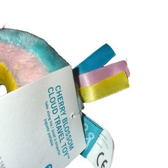 Manhattan Toy Co. Cherry Blossom Cloud Travel Toy Rainbow Teethers Sensory