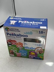 Learning Resources Peekaboo Learning Farm Toddler Toy 18+ Months 15 Pieces