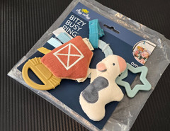 Itzy Ritzy Bitzy Busy Ring Farm Teething Activity Toy