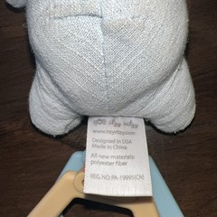 2 ITZY RITZY Rattle Soft Crinkle Car seat Stroller Activity Toys Koala & Clouds