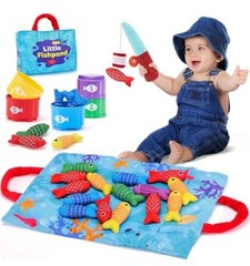 Learning Toy – Little Fishing Set For Toddlers (Damaged Box)