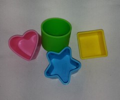 Cocomelon Shape Sorter Replacement Shapes x4 for Watermelon Bucket Toy