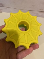 Fat Brain Toys – SpinAgain 4” Spinning Stacker Toy Replacement Part Green/yellow