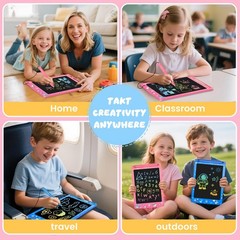 2 Pack LCD Writing Tablet 8.5″ Doodle Board Drawing Tablet for Kits Toddlers