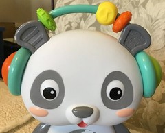 Infantino Spin & Slide DJ Panda – 16 Songs, Busy Beads for Fine Motor Skills