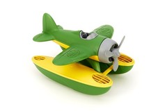 Green Toys Seaplane, Green/Yellow – Pretend Play, 9 x 9.5 x 6 inches,