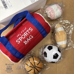 My First Sports Bag Toy Set – Soft Plush Sports Balls for Babies & Toddlers, New