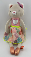 lot of 3 Baby Toys 6 to 18 Months Girls Soft Doll Plush Bunny Purple Warmies
