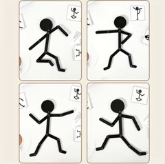 Early Education Creative Pattern Wooden Figures Hand Eye Coordination Learning