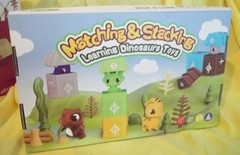 Matching & Stacking Learning Dinosaurs Toys Educational For Ages 12 Months + New