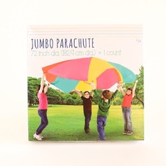 Jumbo Parachute 72″ Diameter Target Bullseye Playground (NEW IN BOX)