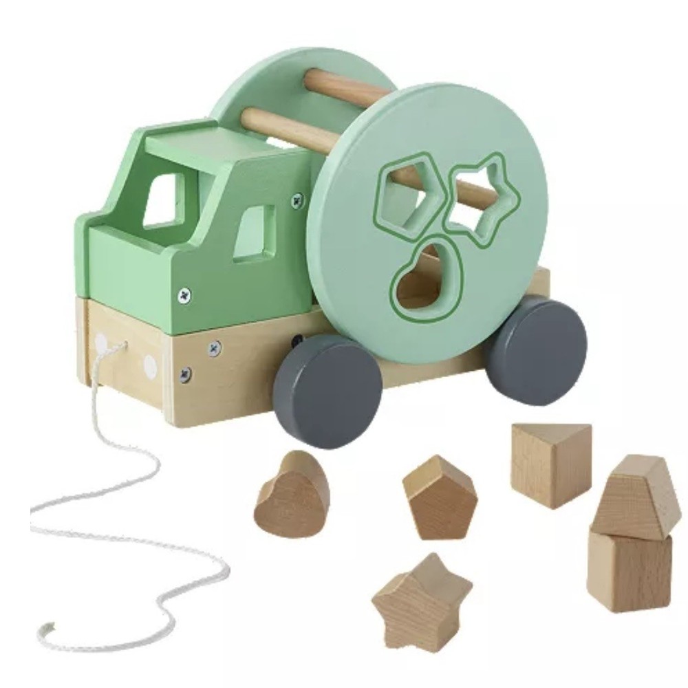 Imaginarium Wooden Pull Toy Shape Sorter Toddler Montessori Toy New ￼