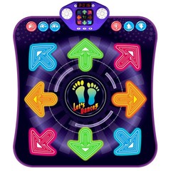Dance Mat Toys for 3-12 Year Old Girls Boys, Dance Pad with Light Up 8-Button…