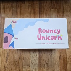 Bouncy Pals Unicorn Horse Toddler Girl Bouncing Plush Animal Inflatable pump NEW