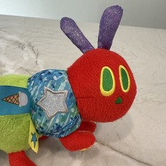 World of Eric Carle Very Hungry Caterpillar Baby Pull Toy Crinkle Teether Plush