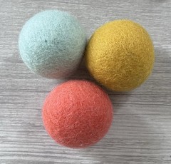 Lovevery The Inspector 3 Felt Balls ONLY Toy Montessori Replacement Parts