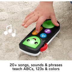 Fisher-Price Laugh Learn Stream Learn Remote Electronic Learning Toy for Infants