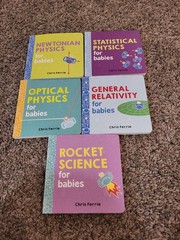 Baby University Physics – Science Books by Chris Ferrie – Lot of 5 Board Books