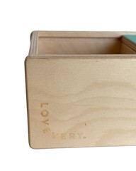 Lovevery Blue Sliding Top Box Montessori The Thinker Kit 11-12 Months No Balls