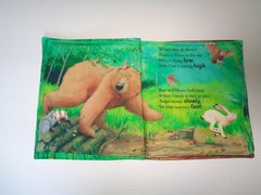 ‘Big Bear, Small Mouse’ Soft, Washable, Cloth Book for Baby / Toddler
