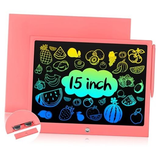 Toys for 3 4 5 6 7 8 Years Old Girls Boys, LCD Writing Tablet 15 Inch Doodle