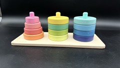 Lovevery Twist & Pivot Pattern Puzzle Wooden Montessori Toy The Investigator