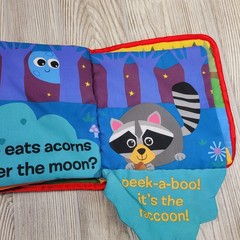 Tomy Lamaze Peek a Boo Forest Soft Plush Activity Book Sensory Baby Toddler Owl