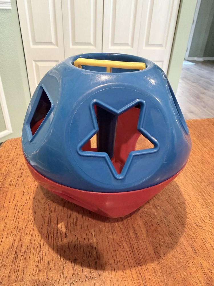 Vintage Tupperware Shape-O-Ball Classic Shape Sorter Toy; by Tupperware