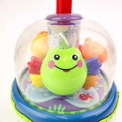 Fisher Price Push & Spin Friendly Firsts Carousel Classic Developmental Toy