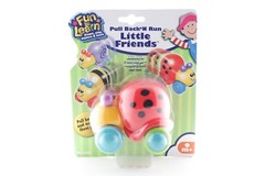 Fun To Learn Pull Back and Run Little Friends BEE, SNAIL and LADY BUG Baby Toys
