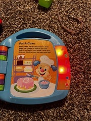 Fisher-Price Laugh and Learn Storybook Rhymes Book with Lights & Sounds