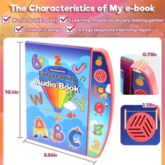 Toddler Toys for 2 3 4 5 Year Old Girls: Interactive Sensory Learning Busy Book