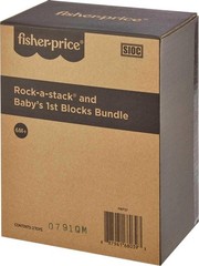 Baby’s First Blocks & Rock-a-Stack Toy Set – 10 Shapes & Ring Stacking Activity