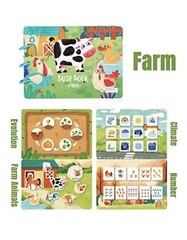 Montessori Activity toddler Quiet Busy Book Preschool Educational Learning book