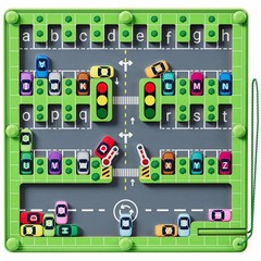 Magnetic Alphabet Maze,Montessori Toys,Alphabet Puzzle Toddler Toys for Ages 2-4