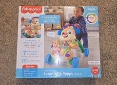 Fisher Price Laugh & Learn Learn with Puppy Walker Smart Stages Baby New!
