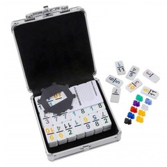 Unbreakable Dominoes Block Compacts Storage Case Educational Toddler Activity