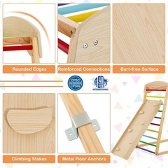 Montessori Climbing Gym for Toddlers 2-6