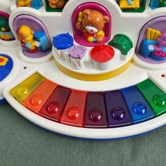 Vintage Chicco Animal Orchestra Piano Keyboard Toy Sounds And Lights Working!!!!